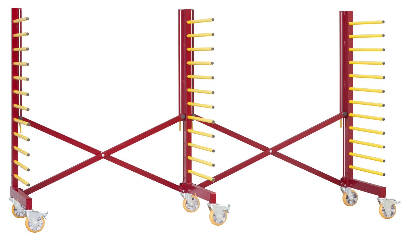 Jowi C Series mobile rack for heavier materials including 50mm boards, stair parts, and standard doors