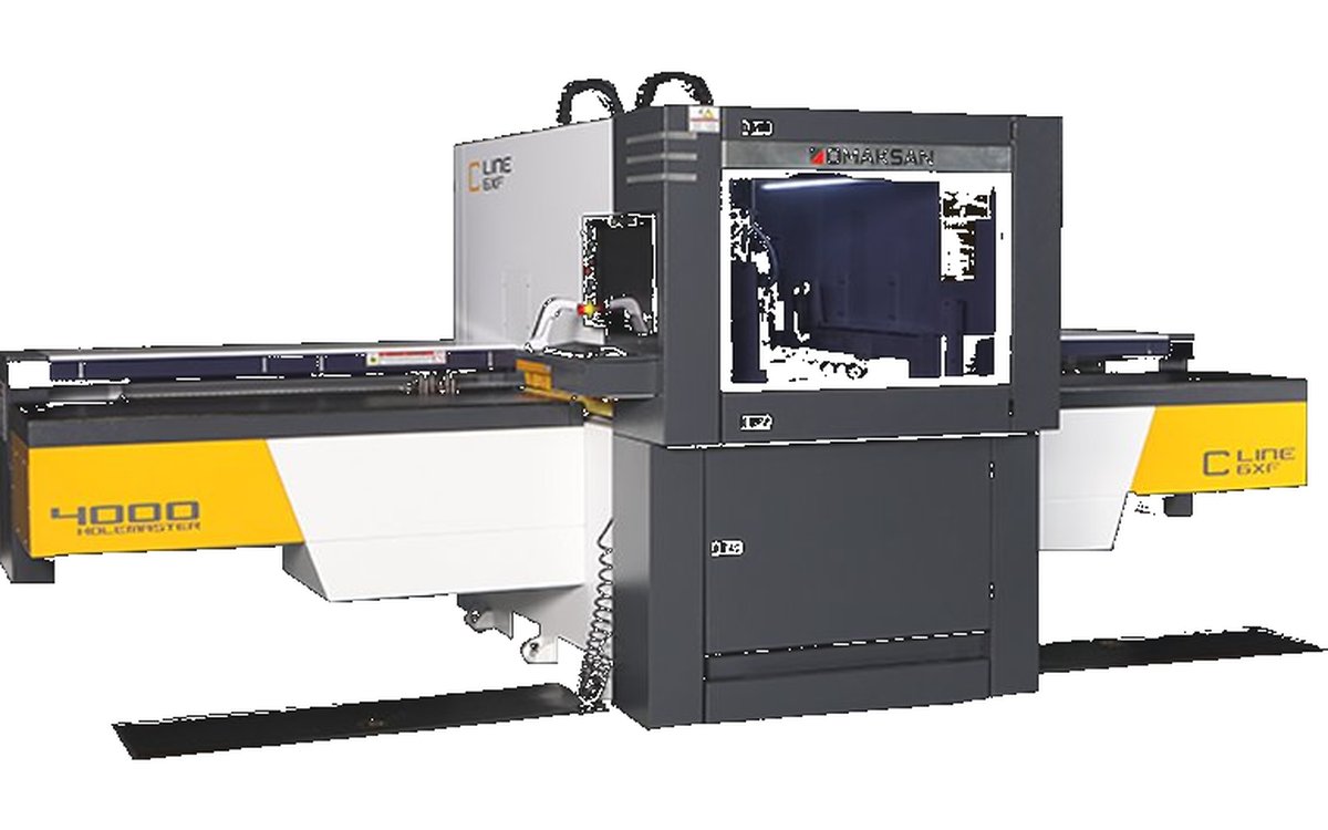 Omaksan Holemaster CNC drilling and grooving center
