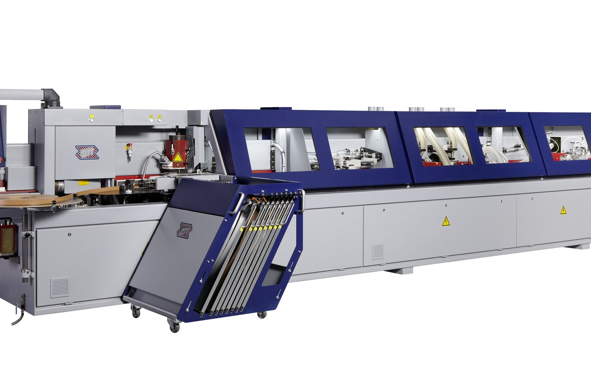 Ott TopEdge edgebander — three frame sizes with optional DUO-CombiMelt dual-glue system